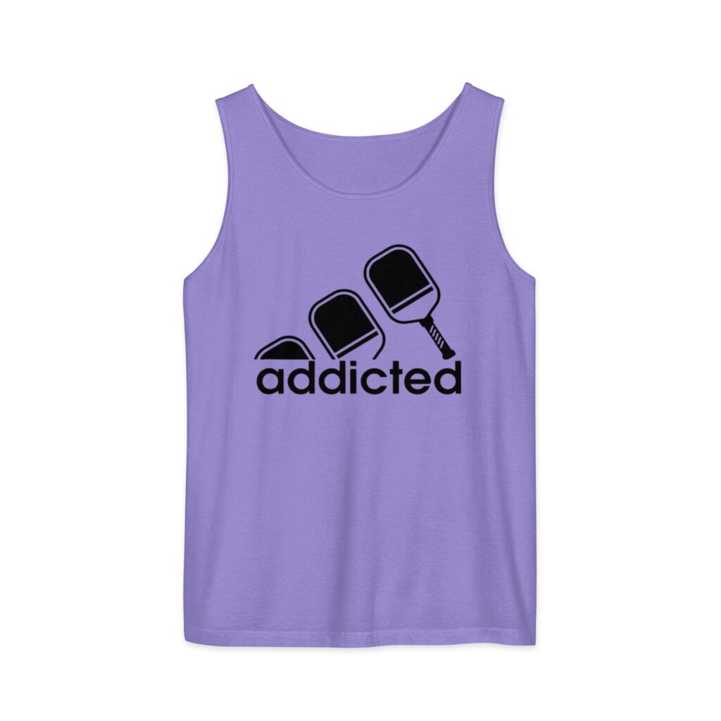 Unisex Tank Pickleball Addicted